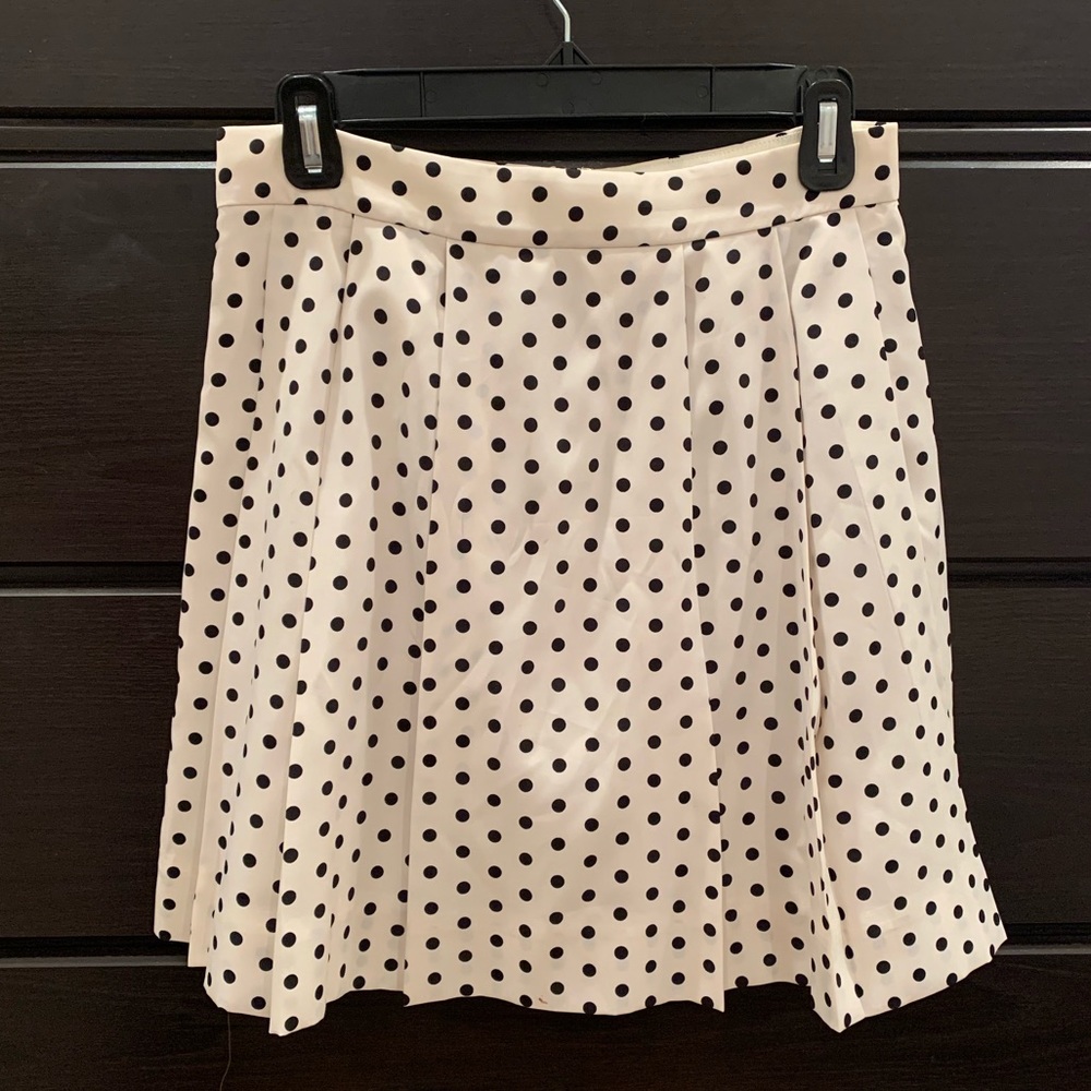 J.Crew silk pleated skirt size 2